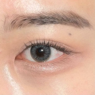 【散光】Lenbling Eye Only 1 Month Lenika Smoky Gray 每月抛棄散光彩妝隱形眼鏡